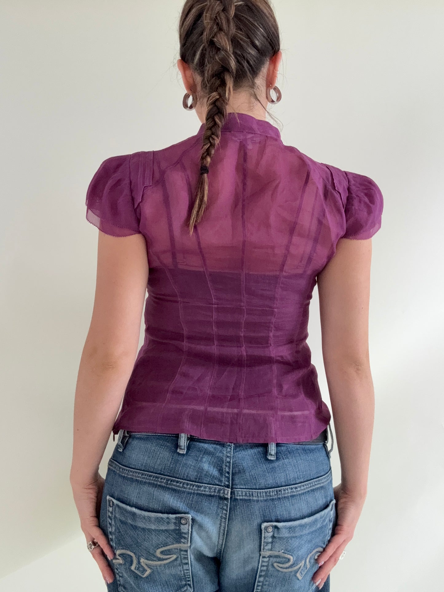 Karen Millen Silk Cami and Blouse (UK8)