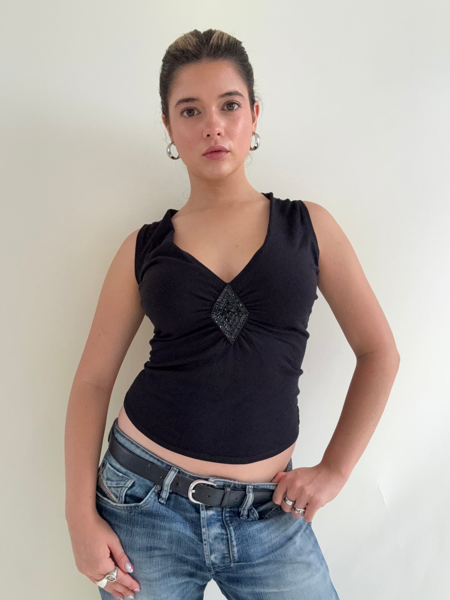 Armani Jeans Knit Mesh Back Vest (UK10)