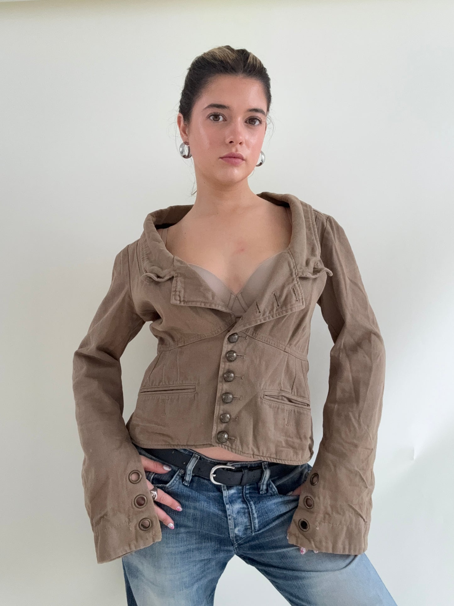 Diesel Fitted Military Jacket (L)
