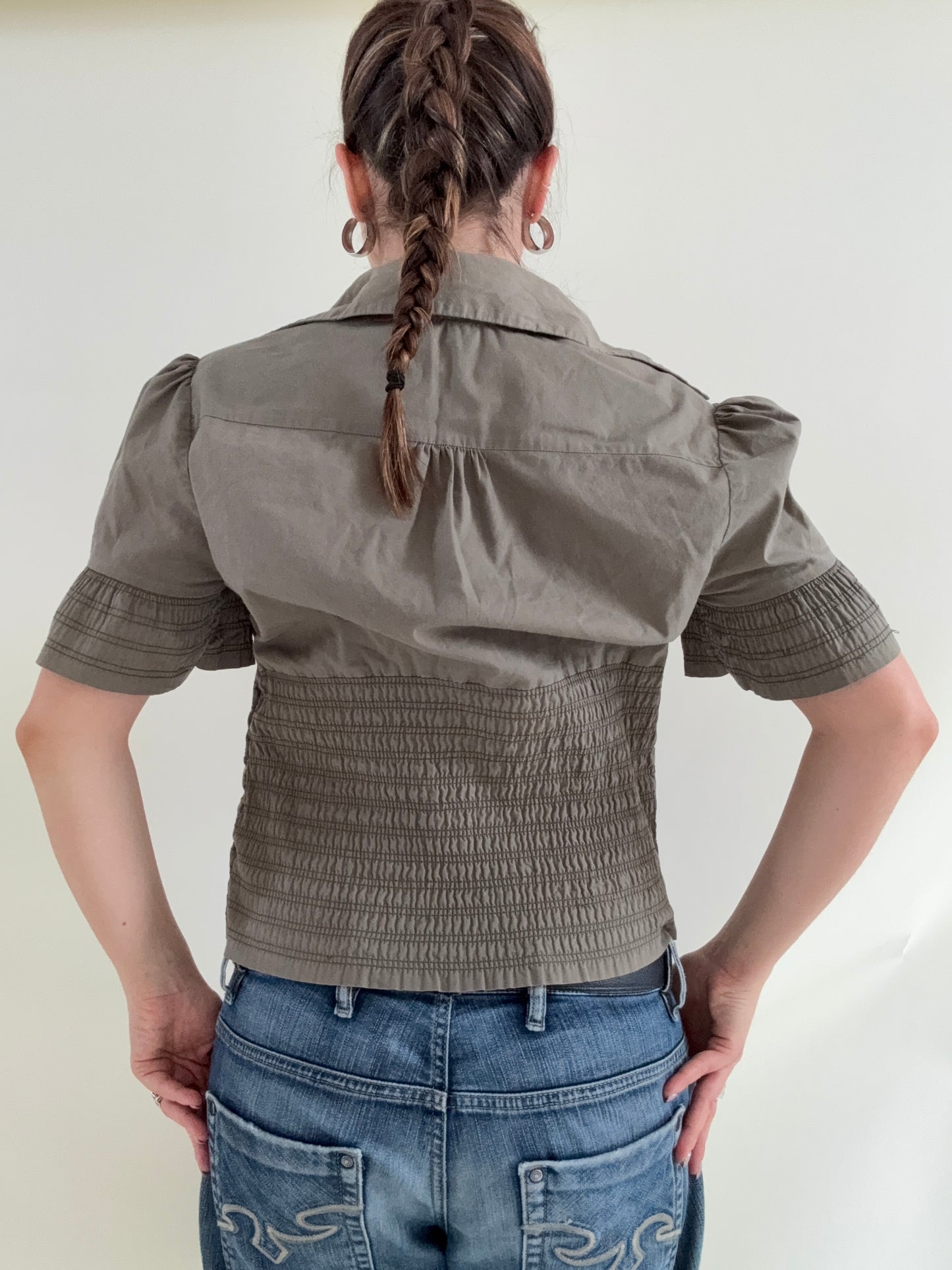 Bebe Zip Shirt (M)