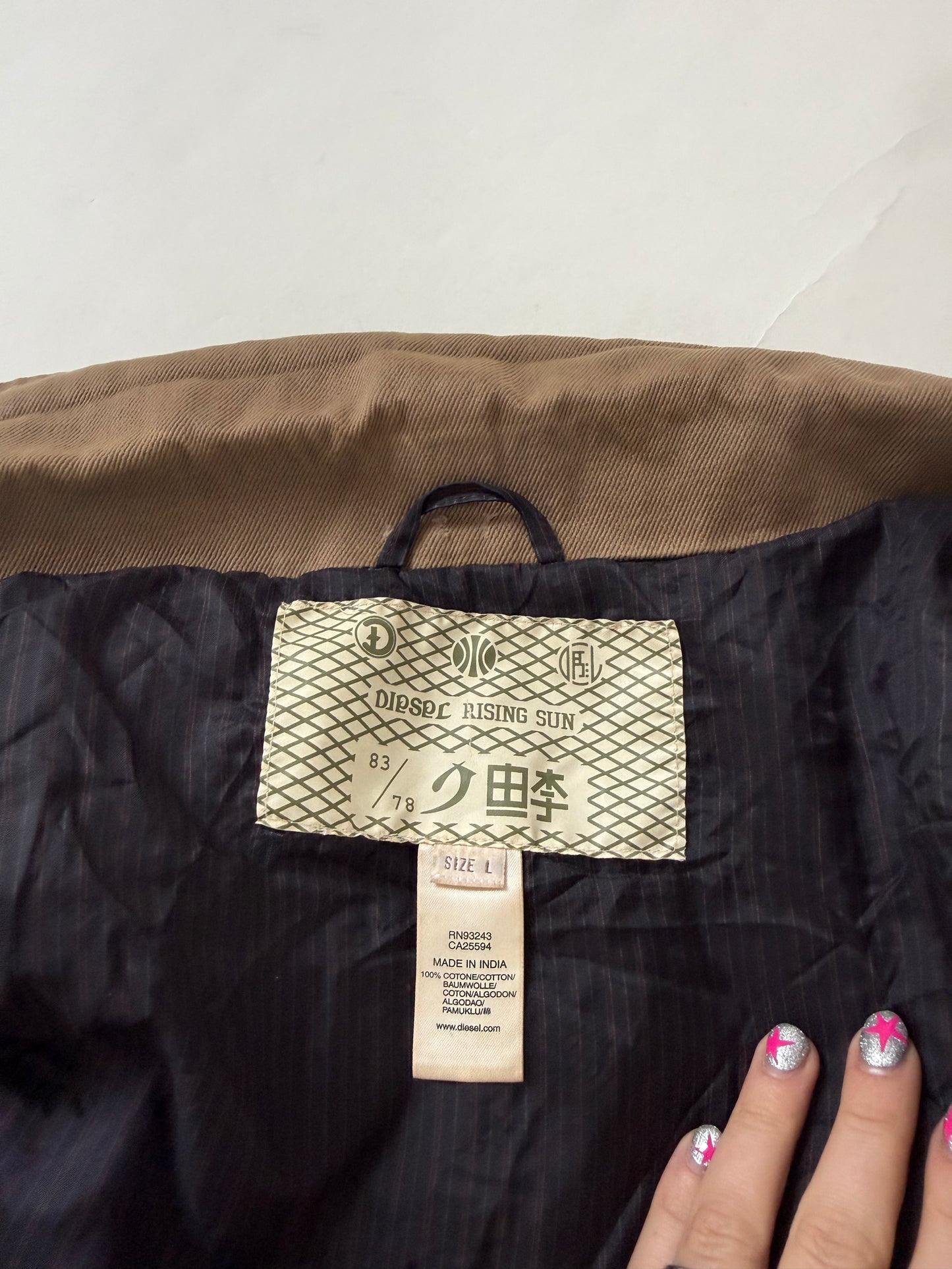 Diesel Fitted Military Jacket (L)