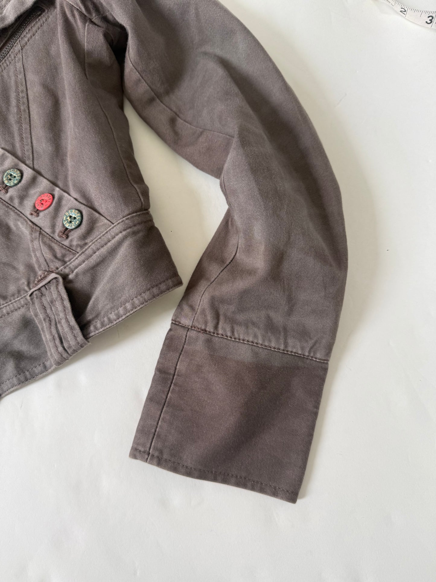 Diesel Cropped Utility Jacket (XS)