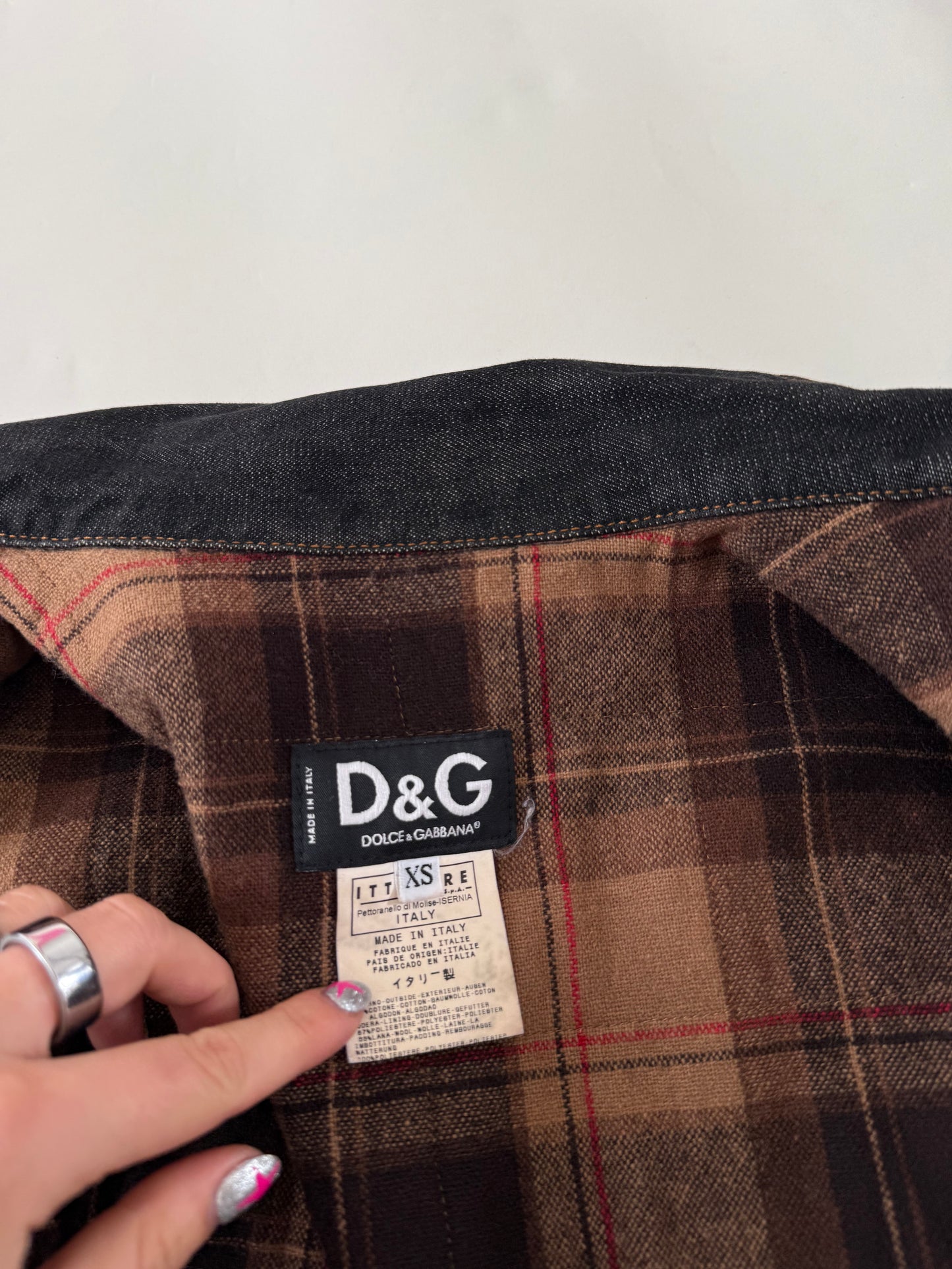 Dolce & Gabbana Vintage Fitted Denim Jacket (XS)