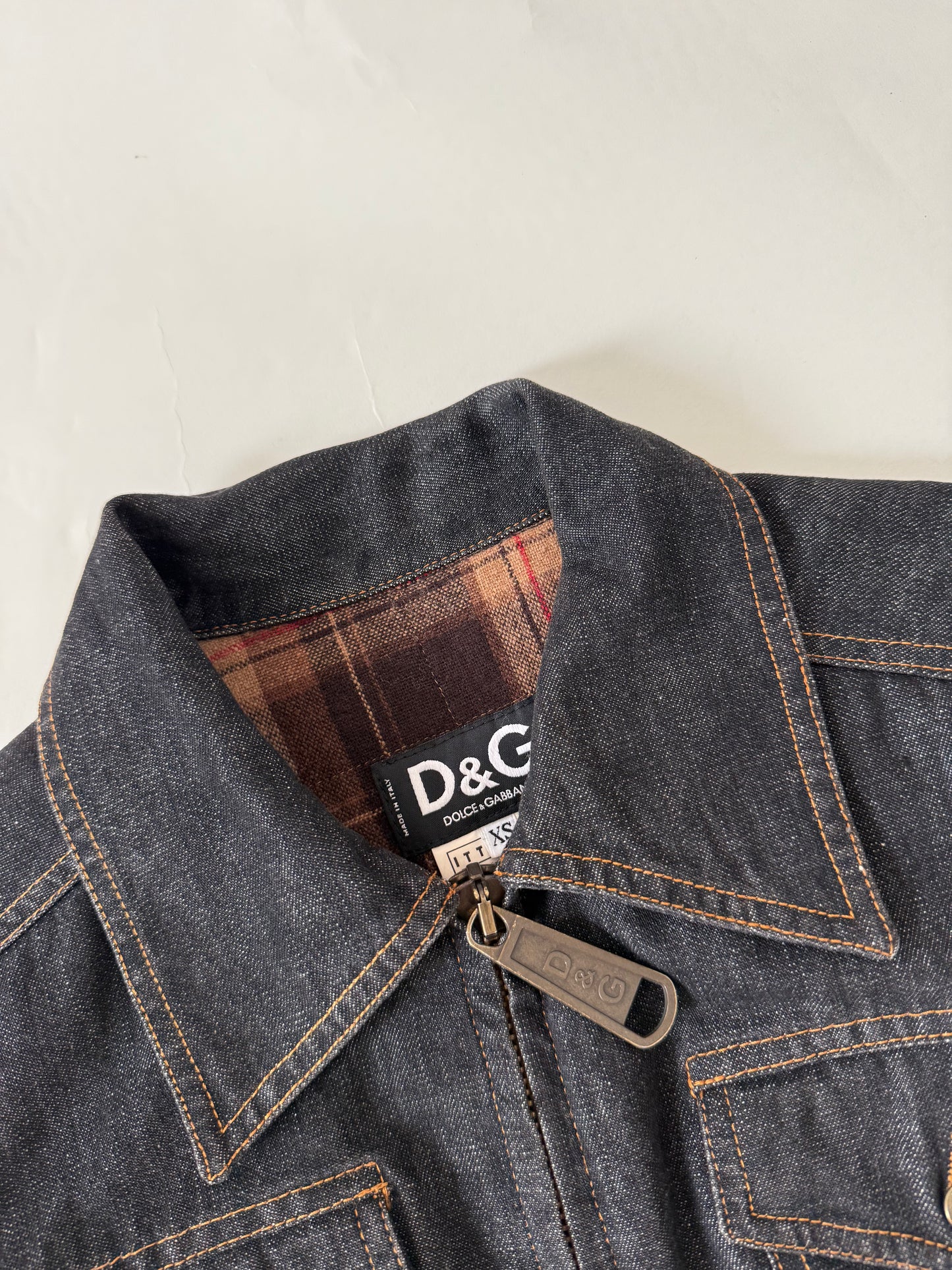 Dolce & Gabbana Vintage Fitted Denim Jacket (XS)