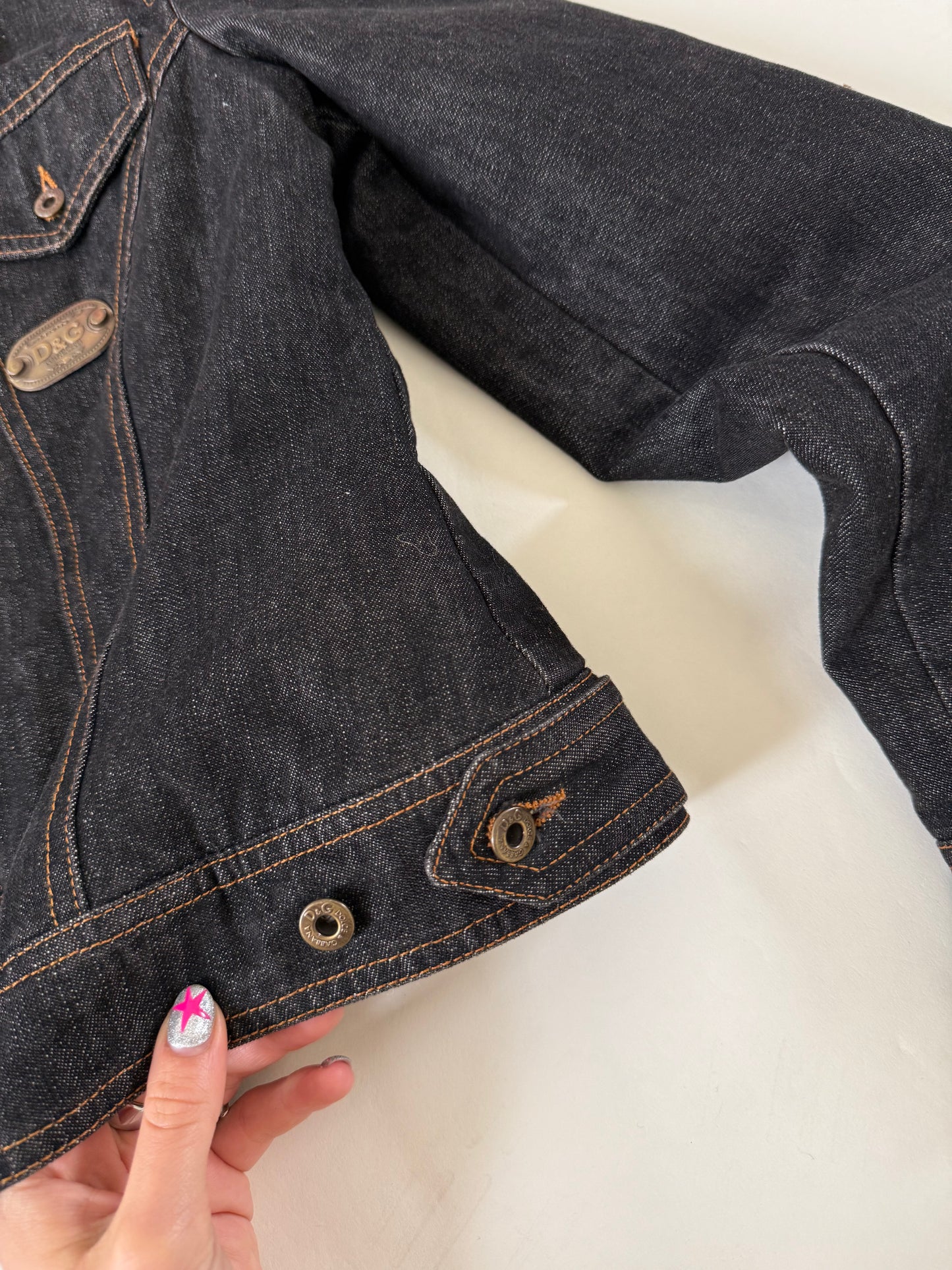 Dolce & Gabbana Vintage Fitted Denim Jacket (XS)